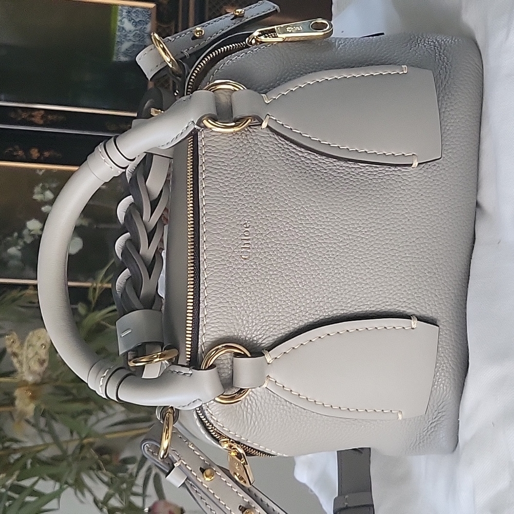 COPY - Chloe Daria Small handbag in Gray leather
